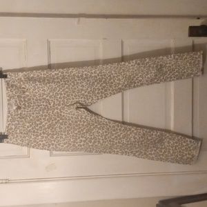MUD PIES ANIMAL PRINT JEANS NWT